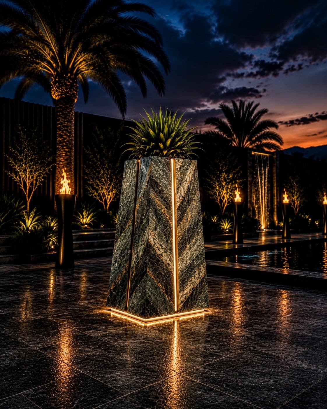 TITAN luxury ceramic vase